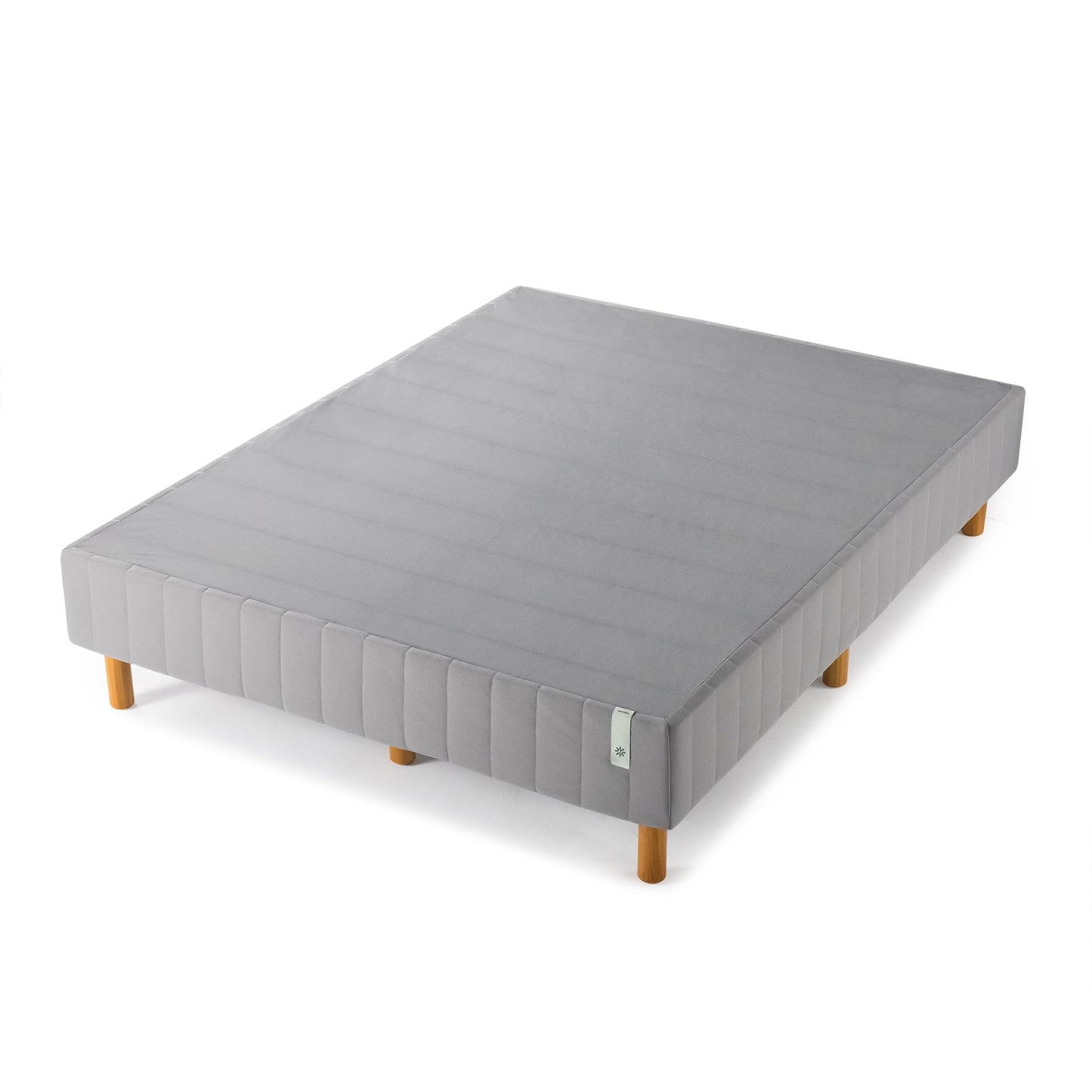 Zinus Quick Snap Standing Mattress Foundation/Platform Bed/No Box Spring needed/Grey, King