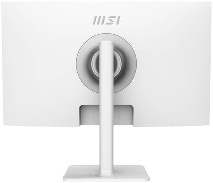 MSI QHD 16:9 Anti-Glare 5ms 2560 x 1440 75Hz Refresh Rate USB/DP/HDMI VESA-Mount Supported 27” Tilt/Swivel/Height Adjustable White IPS Monitor (Modern MD272QPW)