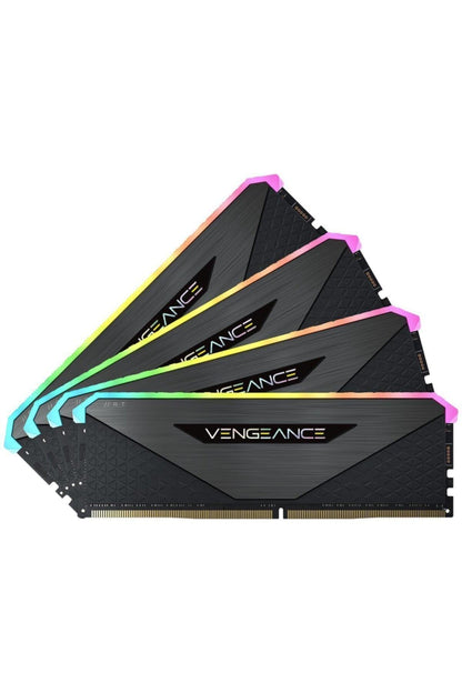 CORSAIR Vengeance RGB RT 32GB (4x8GB) DDR4 3200 (PC4-25600) C16 1.35V Desktop Memory 32 Gb