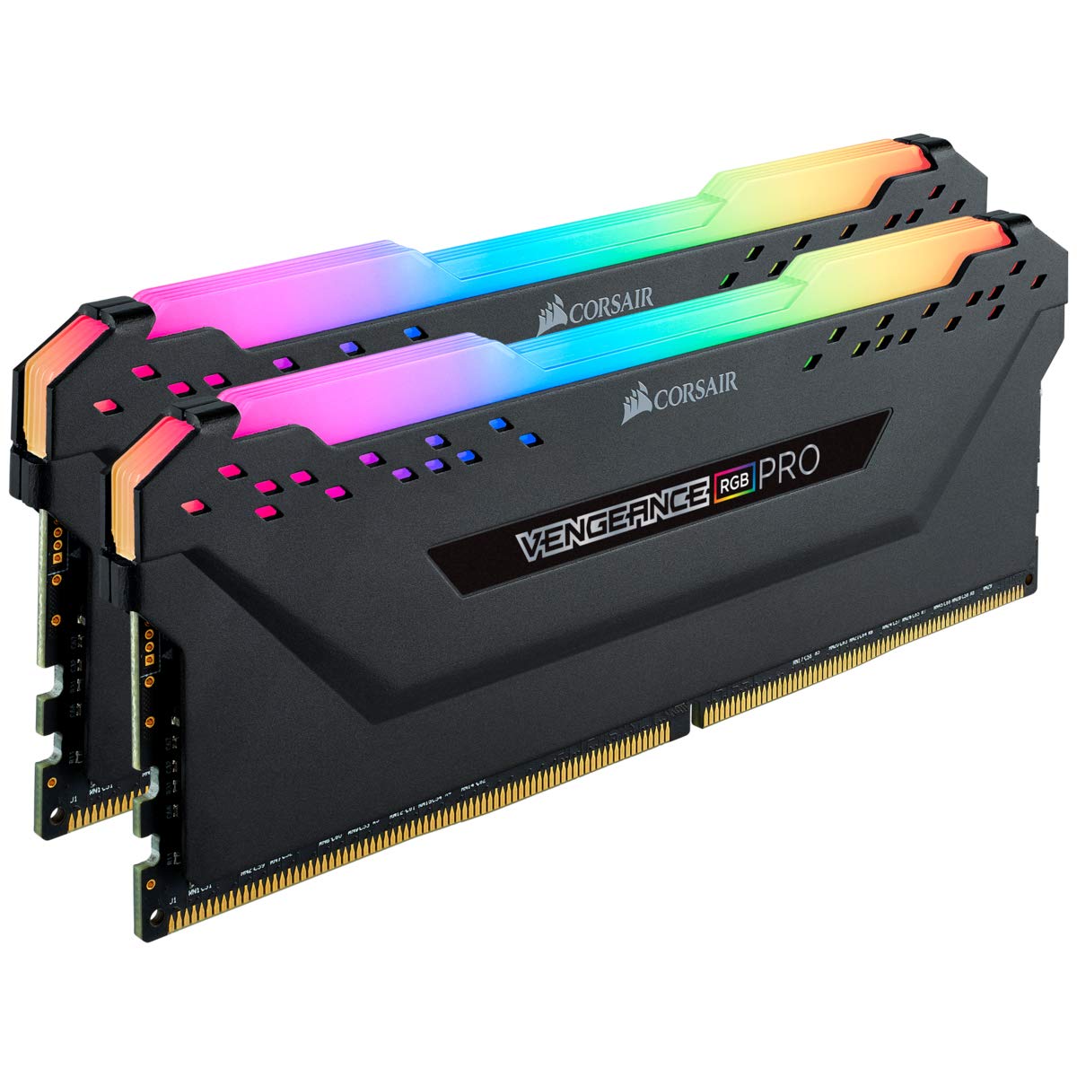 Corsair Vengeance RGB Pro 32GB (2x16GB) DDR4 3000 (PC4-24000) C15 Desktop Memory Black (CMW32GX4M2C3000C15)