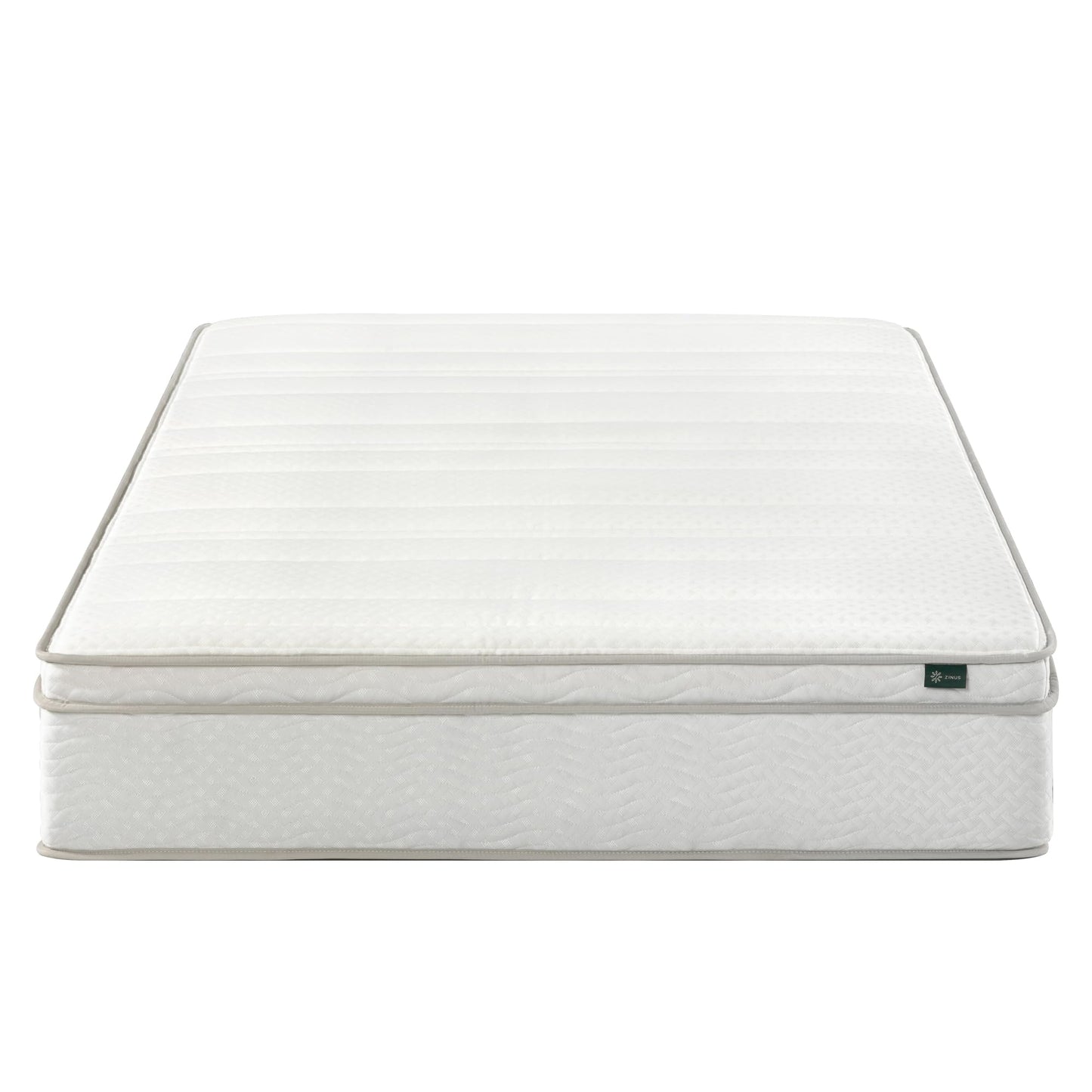 ZINUS 12 Inch Foam and Spring Hybrid Mattress [New Version], King, Fiberglass Free, Medium Firmness, Durable Support, Certified Safe Foams & Fabric, Mattress in A Box White 12" New Small Box