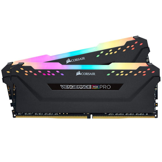 Corsair Vengeance RGB Pro 32GB (2x16GB) DDR4 3200 (PC4-25600) C16 Desktop Memory - Black 32GB (2x16GB) 3200MHz