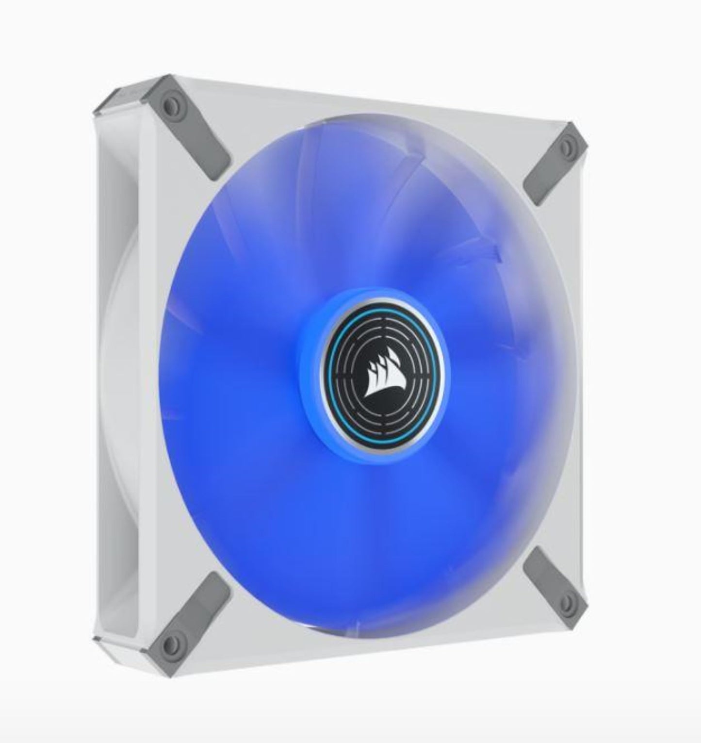 Corsair iCUE AF140 RGB Elite 140mm PWM Fan - Eight RGB LEDs - AirGuide Technology - Fluid Dynamic Bearing - Zero RPM Fan Mode - CORSAIR iCUE Software Compatible - White AF RGB ELITE Single (140mm)