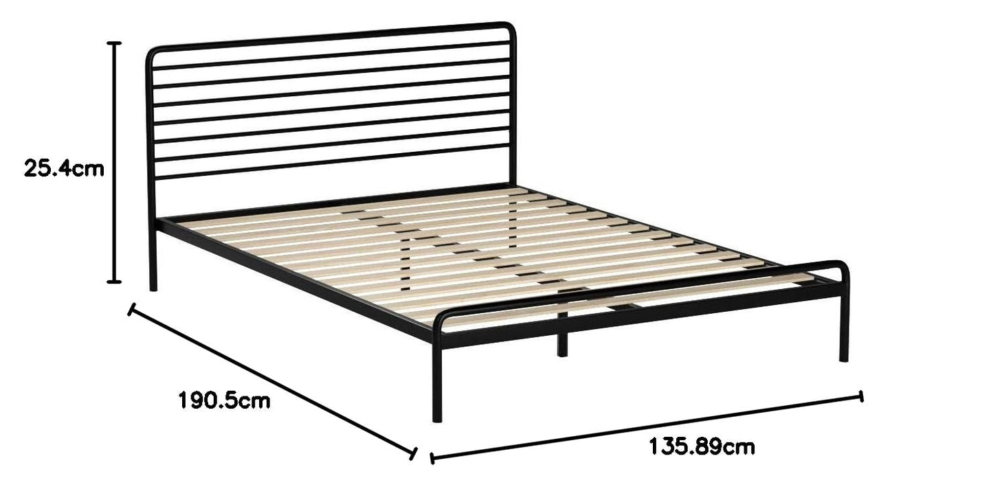 Zinus Sonnet Metal Platform Bed Frame / Mattress Foundation / No Boxspring Needed / Wood Slat Support / Design Award Winner, Full