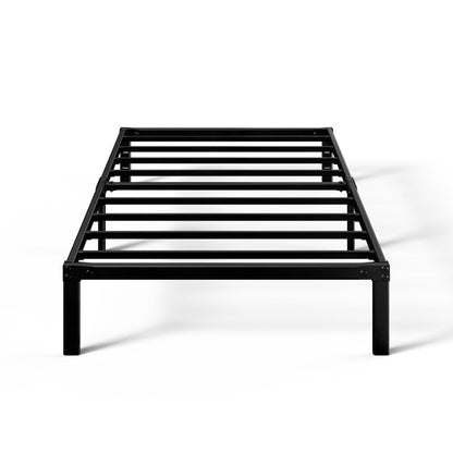 Zinus Twin Bed Frame – Yelena 14 inch Metal Bed Frame with Steel Slat Support, Heavy Duty Metal Construction, Easy Assembly, No Box Spring Needed – Platform Bed with Underbed Storage, 5-Year Warranty