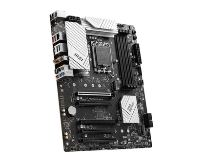 MSI PRO B760-VC WiFi IV ProSeries Motherboard (Support 14th/13th/12th Gen Intel Processors, LGA 1700, DDR5, PCIe 4.0, M.2 Slots, 2.5Gbps LAN, USB 3.2 Gen2, Wi-Fi 7, Bluetooth 5.4, ATX)