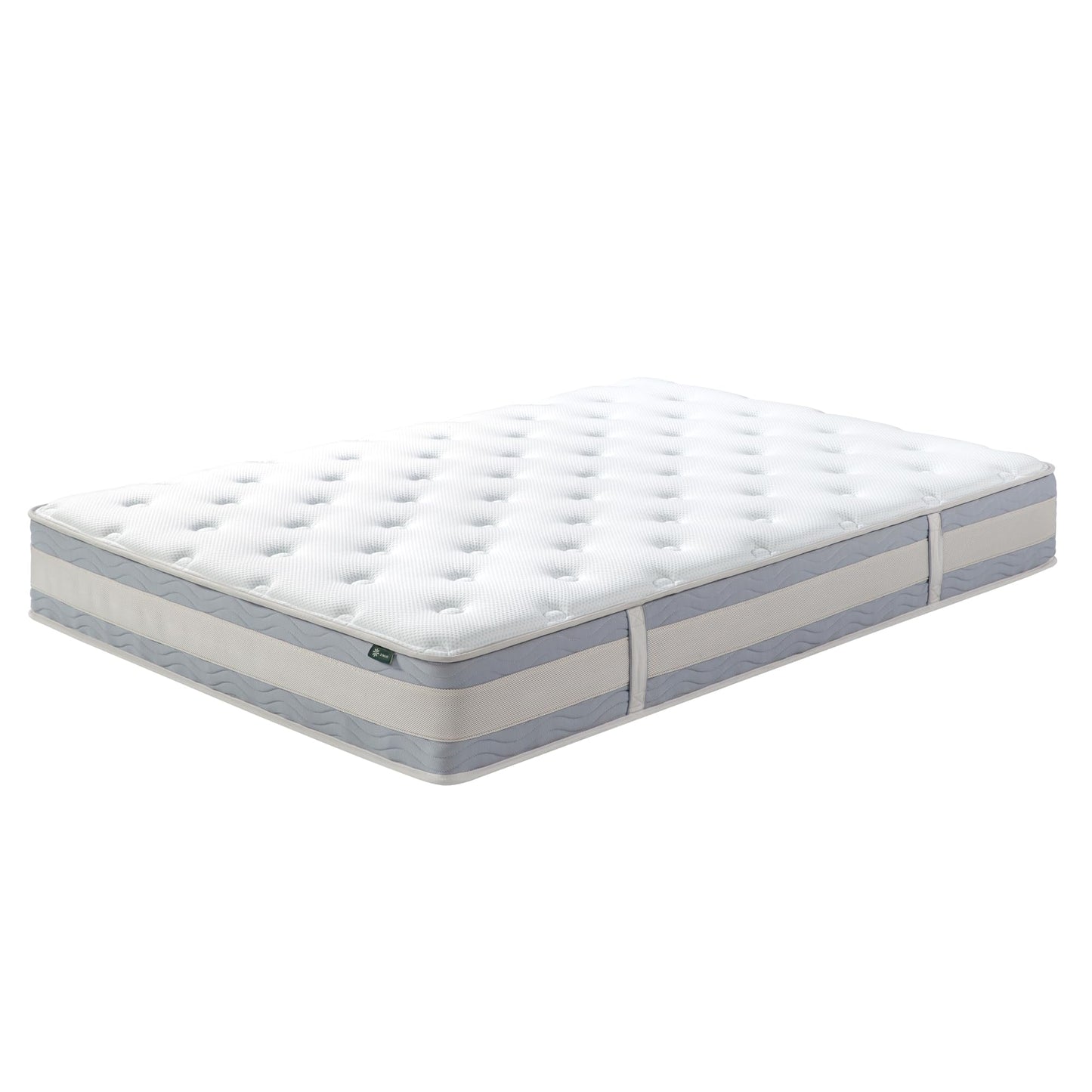 Zinus 10 Inch Comfort Support Hybrid Mattress [New Version], Queen, Fiberglass Free, Medium Plush, Motion Isolation, Certified Safe Foams & Fabric, Mattress in A Box White 10" New Small Box