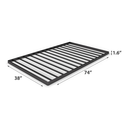 Zinus OLB-QLBKB-T Easy Assembly Quick Lock 1.6 Inch Bunkie Board / Bed Slat Replacement, Twin, Black