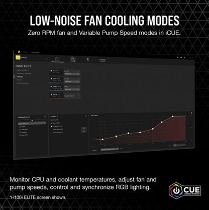 Corsair iCUE H115i RGB Elite Liquid CPU Cooler (16 Dynamic RGB LEDs, 140mm AF Elite Series FDB Fans, 280mm Radiator, iCUE Software Compatible, LGA 1700, 1200, 115X, 2066, and AM4 Sockets) Black 280mm AIO