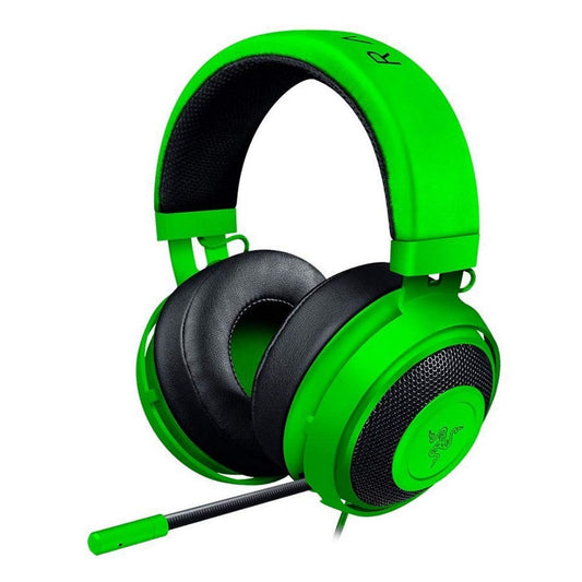 Razer Kraken Pro V2: Lightweight Aluminum Headband - Retractable Mic - in-Line Remote - Gaming Headset Works with PC, PS4, Xbox One, Switch, & Mobile Devices - Green Kraken Pro V2 - Green