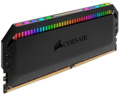 CORSAIR Dominator Platinum RGB 16GB (2x8GB) DDR4 3600 (PC4-28800) C18 1.35V AMD Optimized Memory- Black