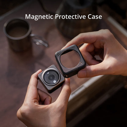 DJI Action 2 Power Combo & Magnetic Protective Case - 4K Action Camera with Extended Battery Module, 155° FOV, Long-Lasting, Stabilization Technology, Waterproof Camera for Vlogs, Travel, Sports, 32G Action 2 Power Combo + Protective Case