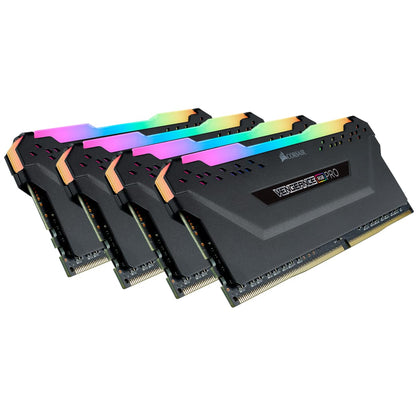 Corsair Vengeance RGB Pro 64GB (4x16GB) DDR4 3000 (PC4-24000) C16 Desktop Memory – Black