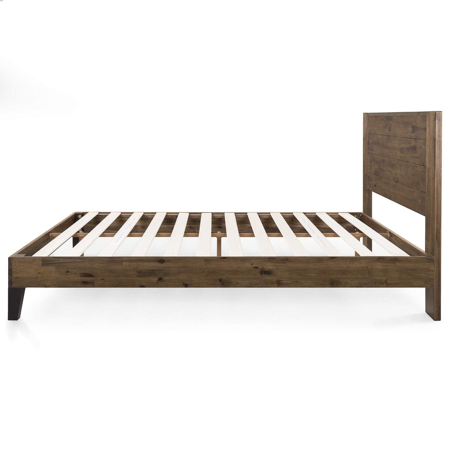 ZINUS Tonja Wood Platform Bed Frame with Headboard/Mattress Foundation with Wood Slat Support/No Box Spring Needed/Easy Assembly, King Platform Bed Only