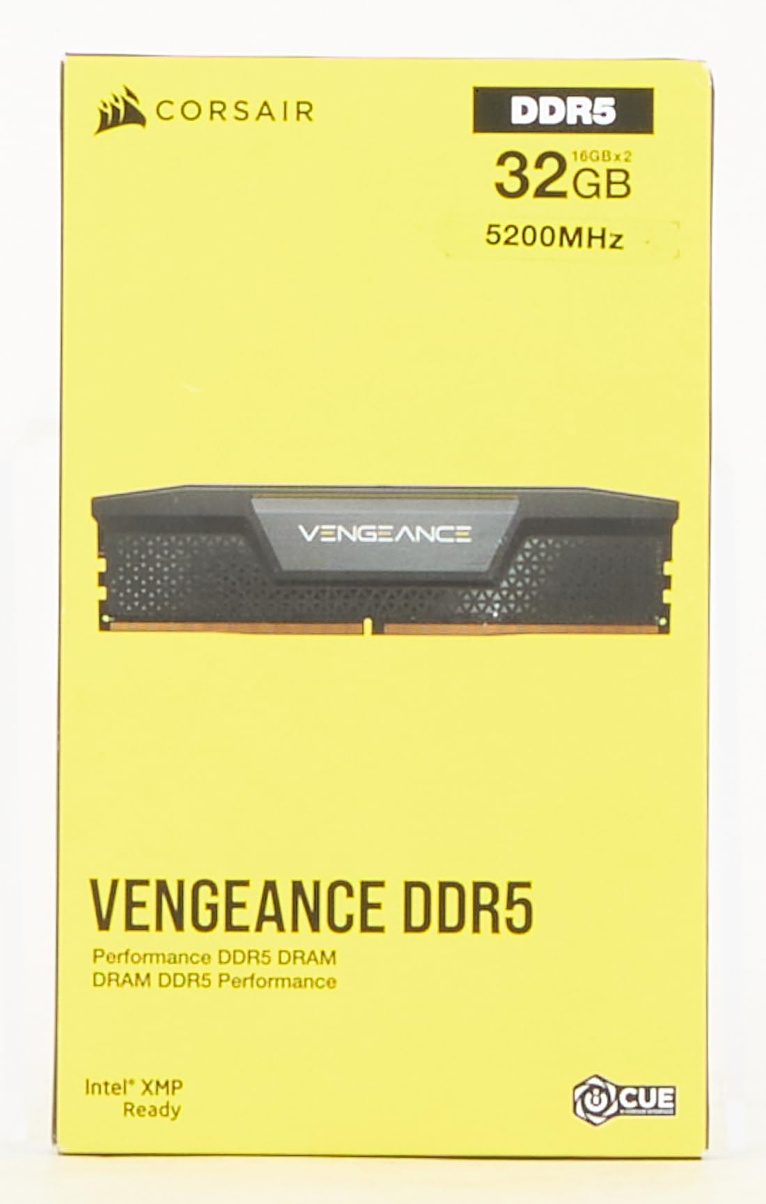 CORSAIR VENGEANCE DDR5 RAM 32GB (2x16GB) 5200MHz CL40 Intel XMP iCUE Compatible Computer Memory - Black (CMK32GX5M2B5200C40) 32GB (2x16GB)