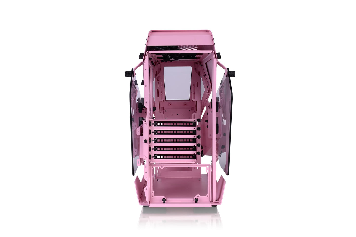 Thermaltake AH T200 Pink Helicopter Styled Open Frame Tempered Glass Swing Door USB3.1 (Gen.2) Type-C m-ATX Micro Case CA-1R4-00SAWN-00