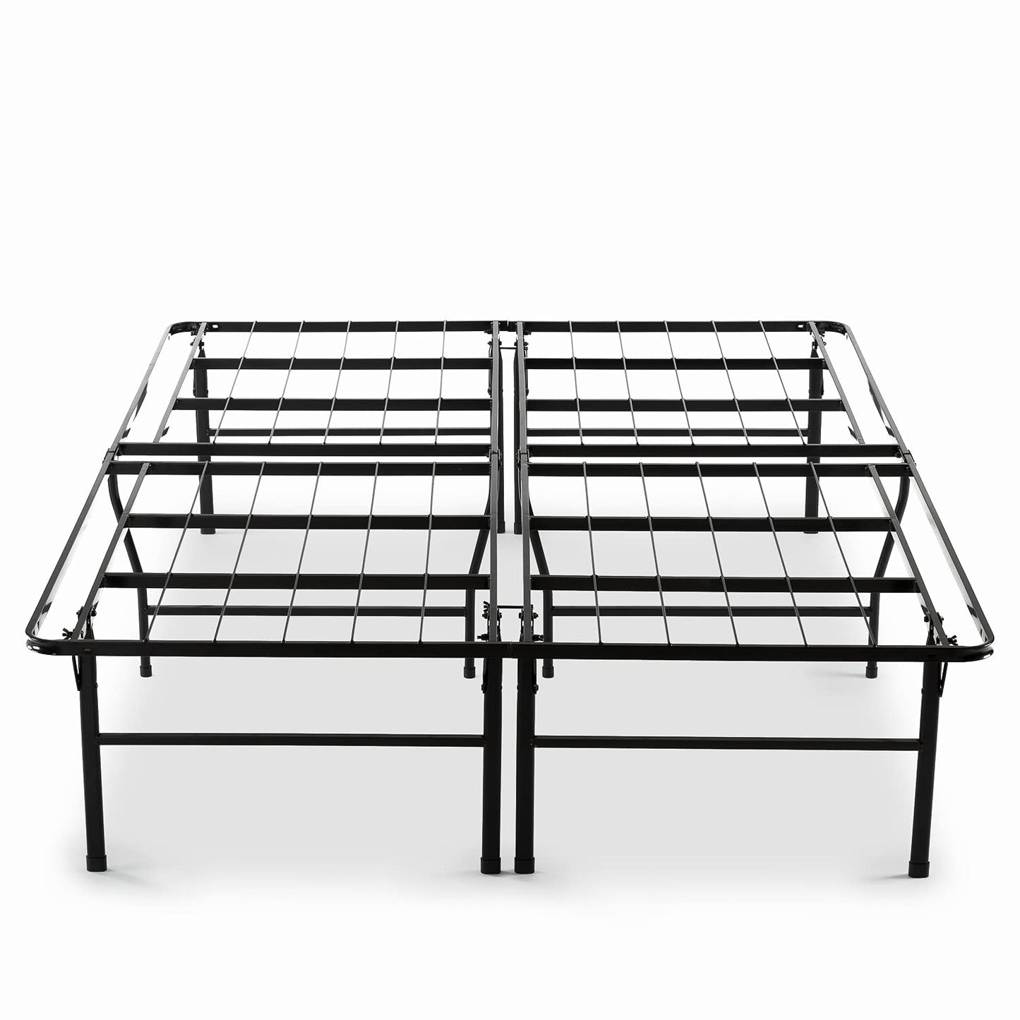 Zinus Full Bed Frame - 18 inch SmartBase Metal Bed Frame with Steel Slat Support, Box Spring Replacement, Tool-Free Assembly - Heavy Duty Platform Bed Frame with Underbed Storage Space, Full Size