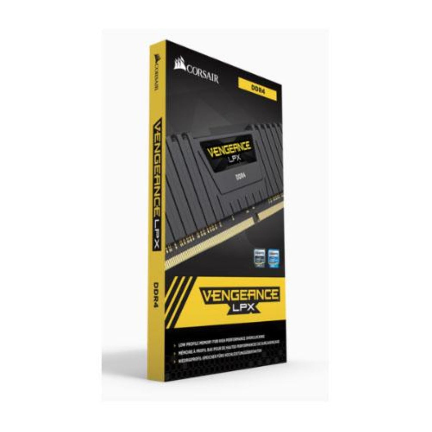 Corsair Vengeance LPX 16GB (2x8GB) DDR4 DRAM 2400MHz C16 Desktop Memory Kit - Black (CMK16GX4M2A2400C16), Vengeance LPX Black, 16GB (2 x 8GB)