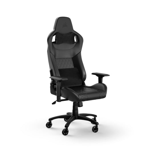 Corsair T1 Race Gaming Chair, Faux Leather, Black, One Size