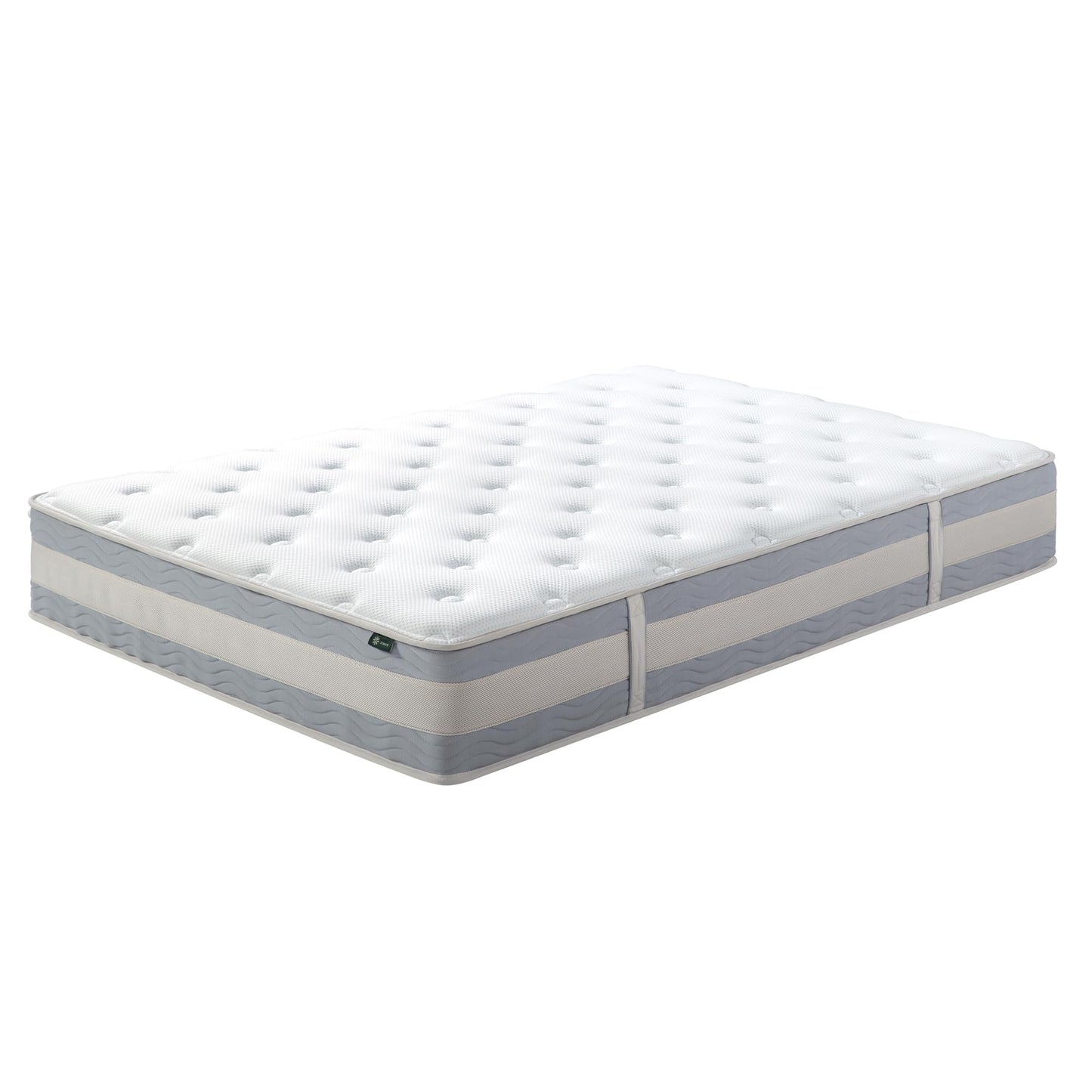 ZINUS 12 Inch Cooling Comfort Support Hybrid Mattress [New Version], Full, Fiberglass Free, Medium Plush, Cooling Motion Isolation, Certified Safe Foams & Fabric, Mattress in A Box White 12" New Small Box