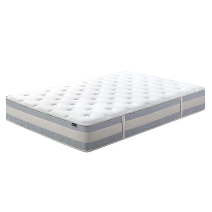 ZINUS 12 Inch Cooling Comfort Support Hybrid Mattress [New Version], King, Fiberglass Free, Medium Plush, Cooling Motion Isolation, Certified Safe Foams & Fabric, Mattress in A Box White 12" New Small Box