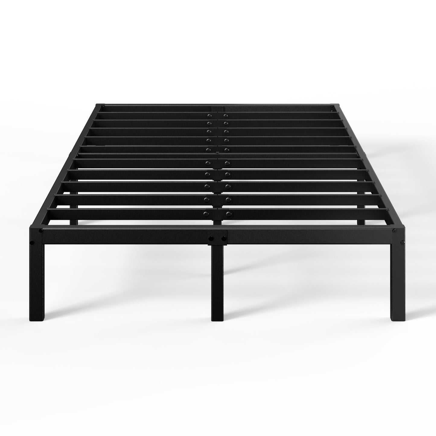 Zinus Queen Bed Frame - Elias 14 Inch Metal Platform Bed Frame - Steel Slat Support, No Box Spring Needed, Underbed Storage Space, Easy Assembly, 5 Year Warranty, Queen Size