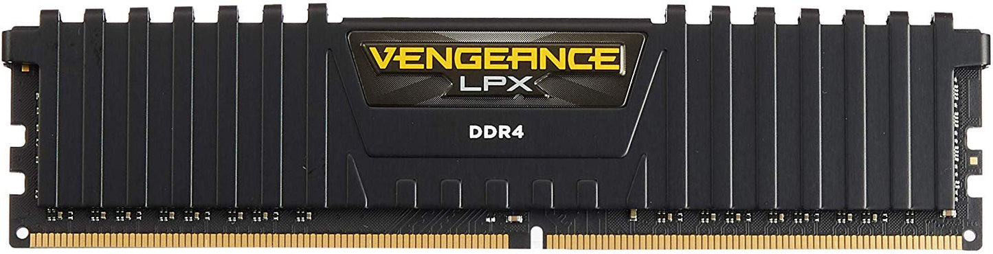 CORSAIR Vengeance LPX 16GB (2x8GB) DDR4 DRAM 2400MHz C14 Memory Kit - Black (CMK16GX4M2A2400C14)