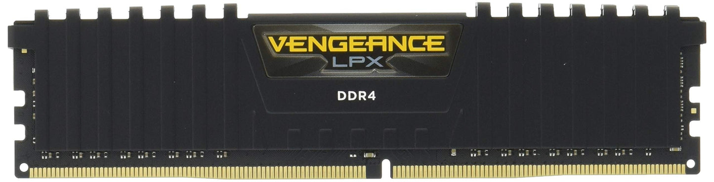 Corsair Vengeance LPX 8GB (2 X 4GB) DDR4 3000 (PC4-24000) C16 Desktop Memory for - Black PC Memory CMK8GX4M2C3000C16 8GB Kit (2x4GB) 3000MHz C16