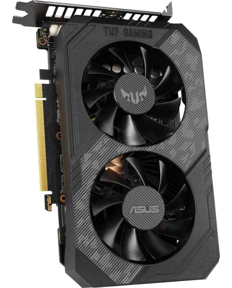 ASUS TUF Gaming GeForce GTX 1660Ti Overclocked 6GB Dual-Fan Edition HDMI DP DVI Gaming Graphics Card (TUF-GTX1660TI-O6G-Gaming)