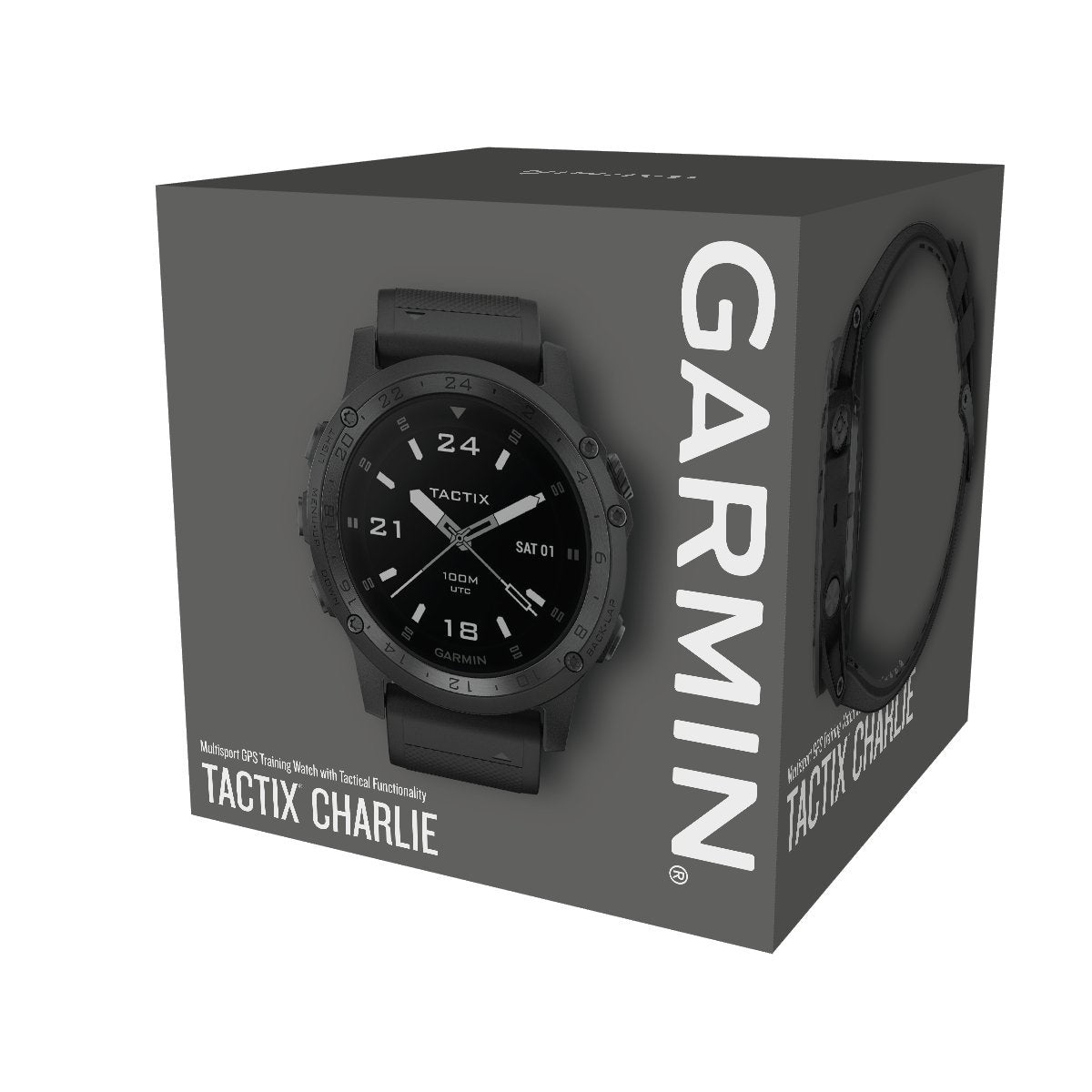 Garmin tactix Charlie, Premium GPS Watch with Tactical Functionality, Night Vision Goggle Compatibility, TOPO Mapping and Other Tactical-specific Features