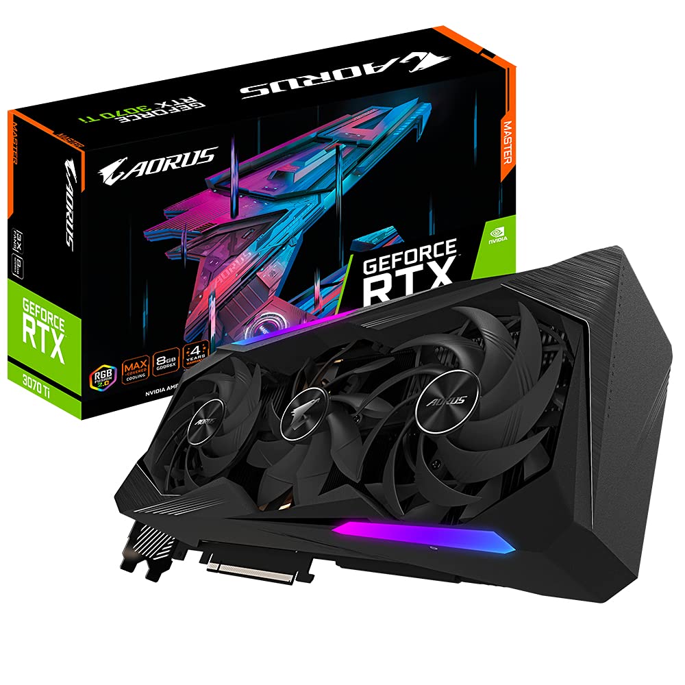 Gigabyte AORUS GeForce RTX 3070 Ti Master 8GB Graphics Card