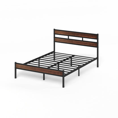 Zinus Roman Bamboo and Metal Platform Bed Frame/No Box Spring Needed/Easy Assembly, King