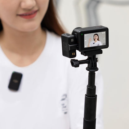 DJI Osmo Action 4+Mic (1 TX+1 RX) - Vlogging Camera, with a 1/1.3-Inch Sensor, 360º HorizonSteady, Suitable for Video Creation and Recording, Mic has a Clear Sonic Profile, Anti-Wind Protection Standard Combo + Mic (1 TX + 1 RX)