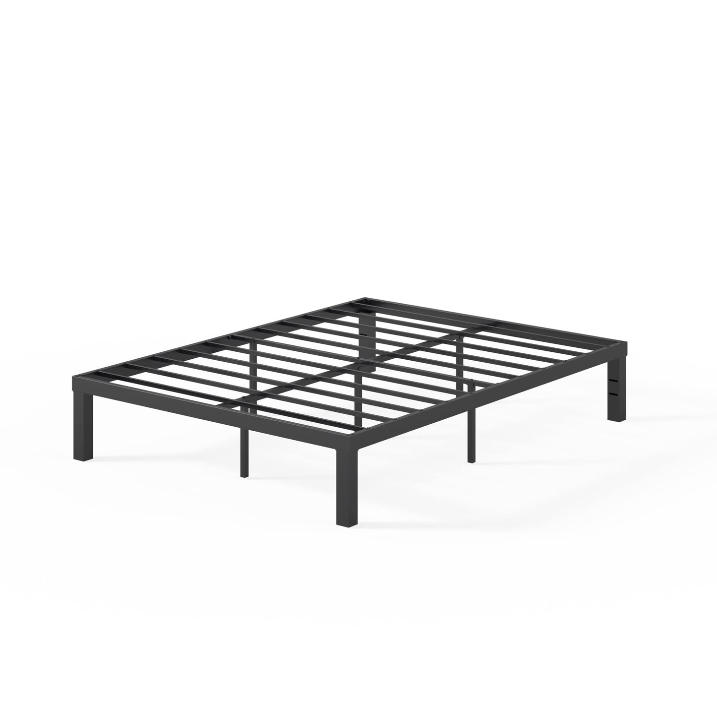 Zinus King Bed Frame - Luis 14 inch QuickLock Metal Bed Frame with Steel Slat Support - Modern Design, Quick Assembly, No Box Spring Needed, Platform Bed Frame with Underbed Storage Space, King Size