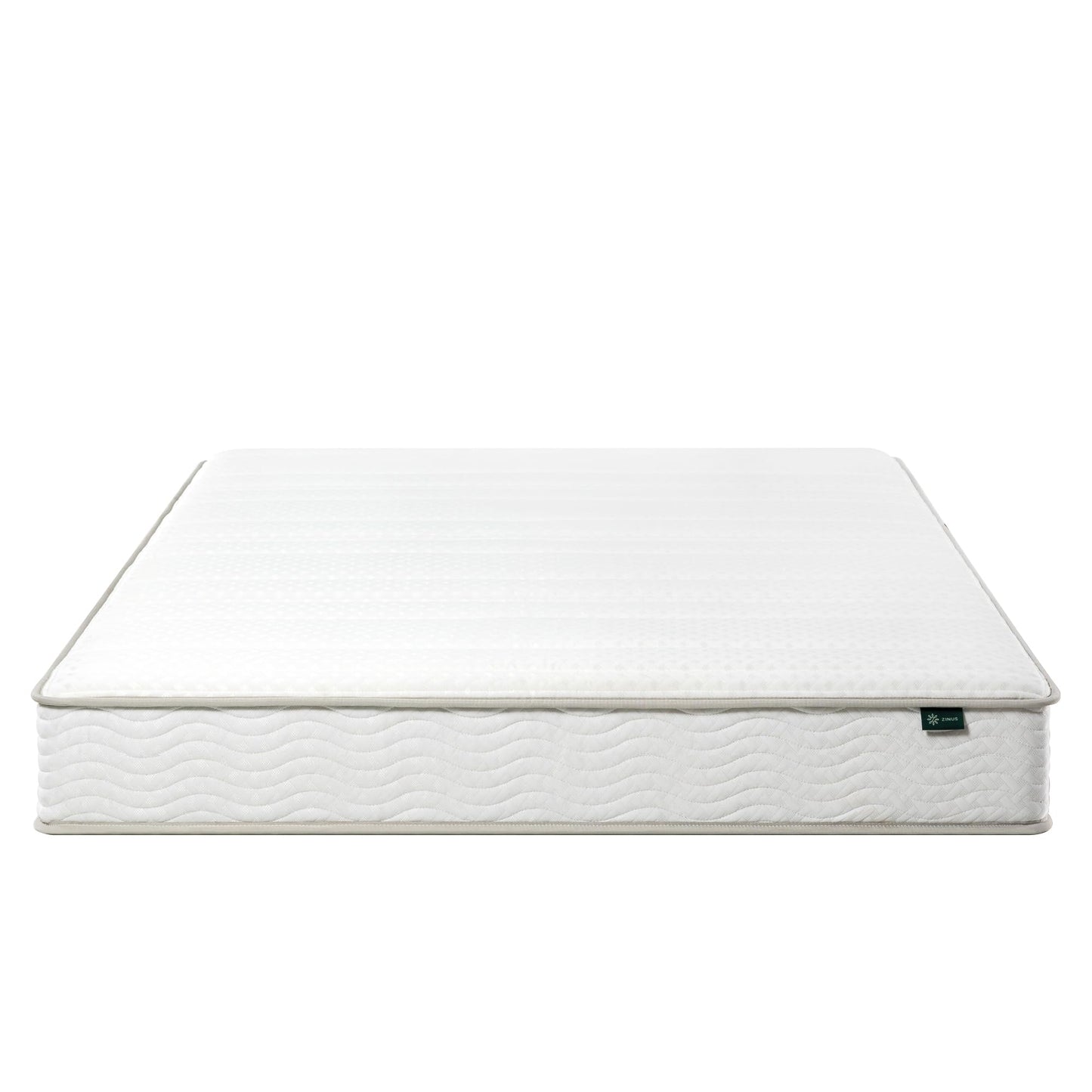 ZINUS 8 Inch Foam and Spring Hybrid Mattress [New Version], California King, Fiberglass Free, Medium Firmness, Durable Support, Certified Safe Foams & Fabric, Mattress in A Box White 8" New Small Box