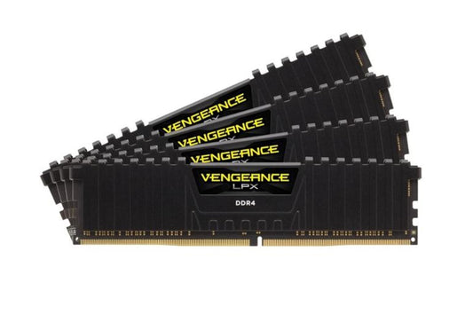 CORSAIR Vengeance LPX 64GB (4 x 16GB) DDR4 DRAM 2400MHz C14 memory kit for DDR4 Systems, Black