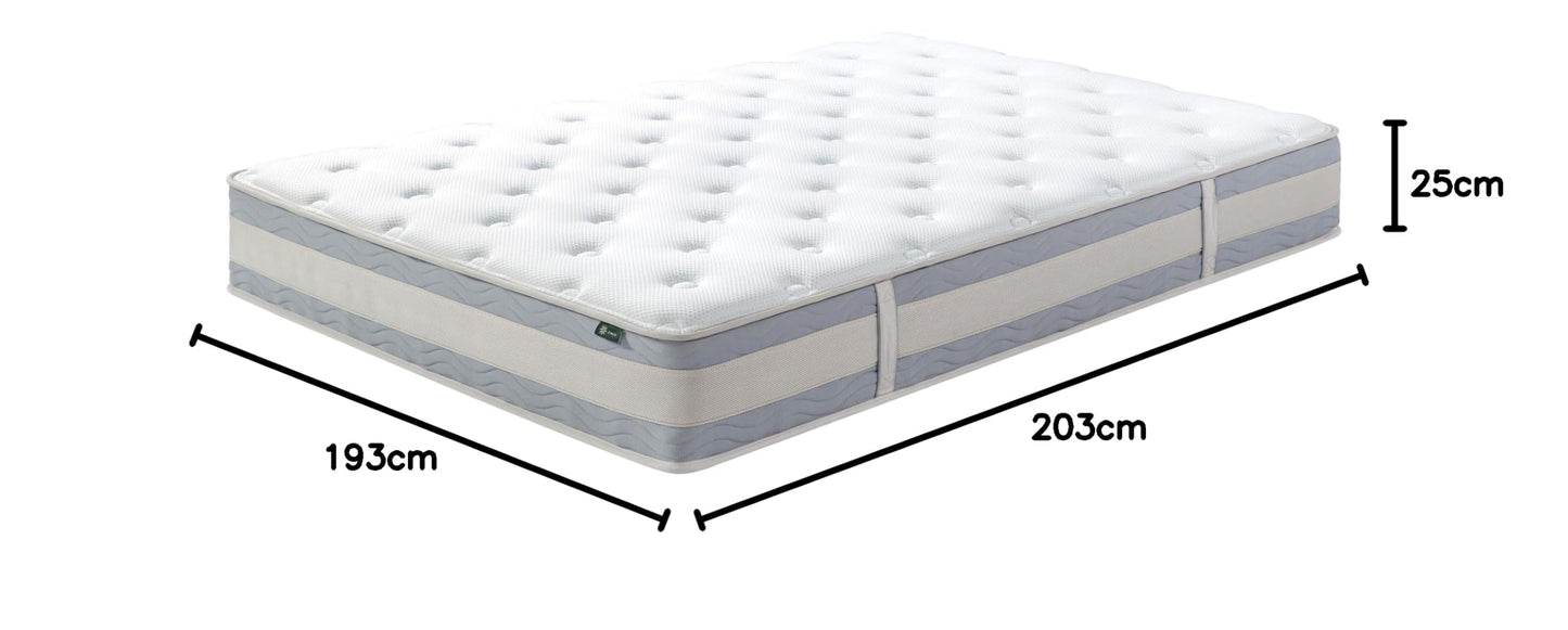 Zinus King Mattress - 10 Inch Green Tea Cooling Gel Memory Foam Hybrid Mattress, Pocket Coil Springs for Motion Isolation, CertiPUR-US Certified Foam, Mattress in a Box, 10-Year Warranty, King Size New Small Box