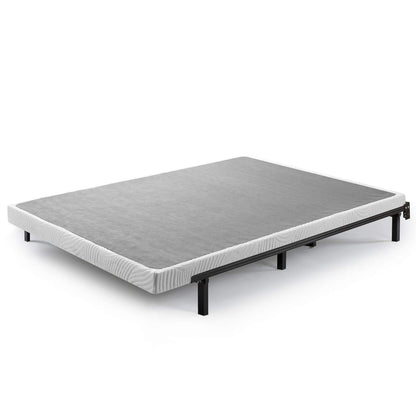 ZINUS Quick Lock Metal Smart Box Spring / 4 Inch Mattress Foundation / Strong Metal Structure / Easy Assembly, Queen