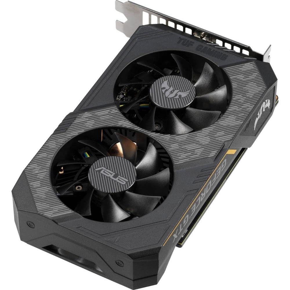 ASUS TUF Gaming GeForce GTX 1660Ti Overclocked 6GB Dual-Fan Edition HDMI DP DVI Gaming Graphics Card (TUF-GTX1660TI-O6G-Gaming)