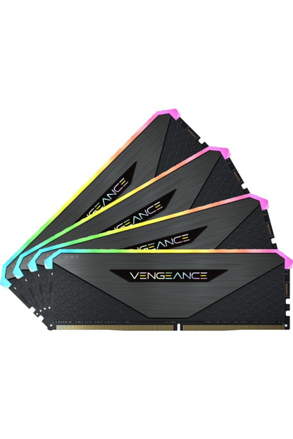 CORSAIR Vengeance RGB RT 32GB (4x8GB) DDR4 3200 (PC4-25600) C16 1.35V Desktop Memory 32 Gb