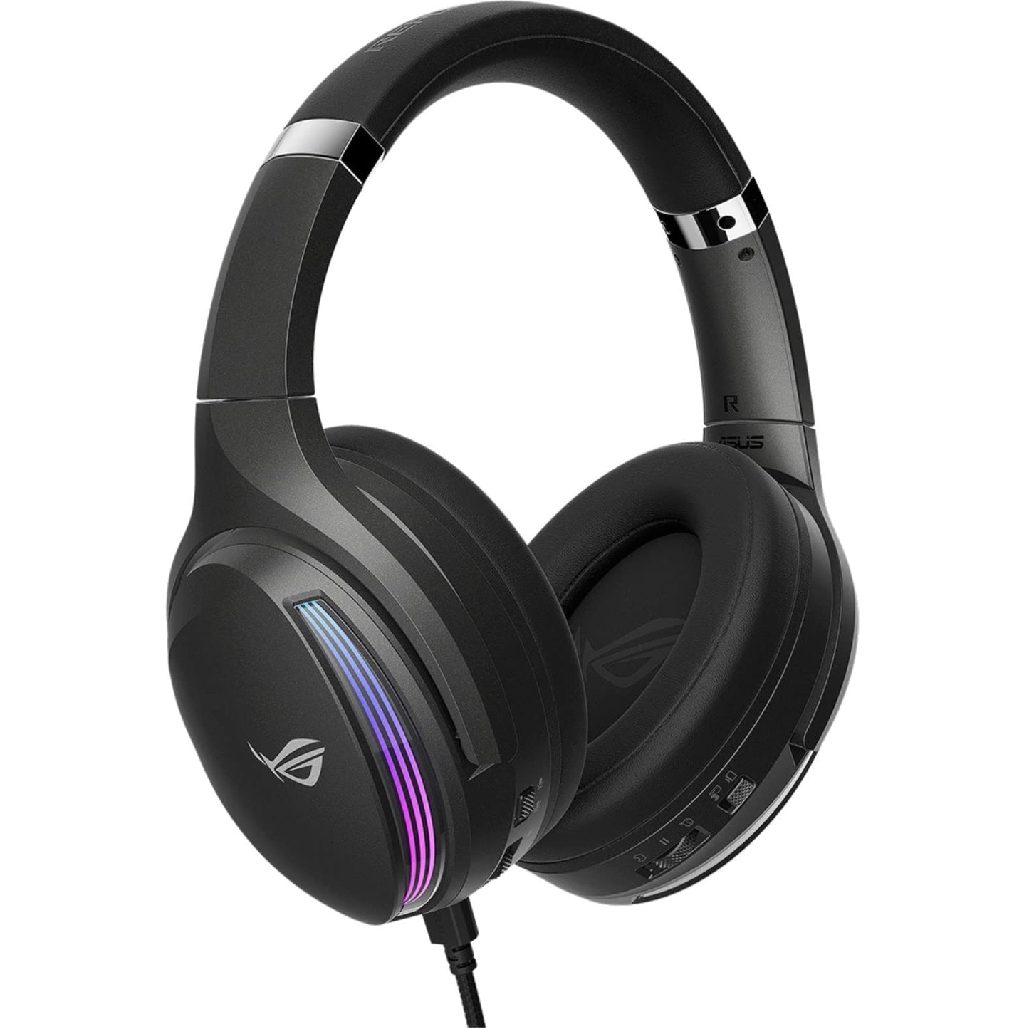 ASUS ROG Fusion II 500 Gaming Headset - AI Beamforming Mic, Noise-canceling AI Mic, 7.1 Surround Sound, Hi-Res ESS 9280 Quad DAC, Game Chat, 3.5mm, USB-C