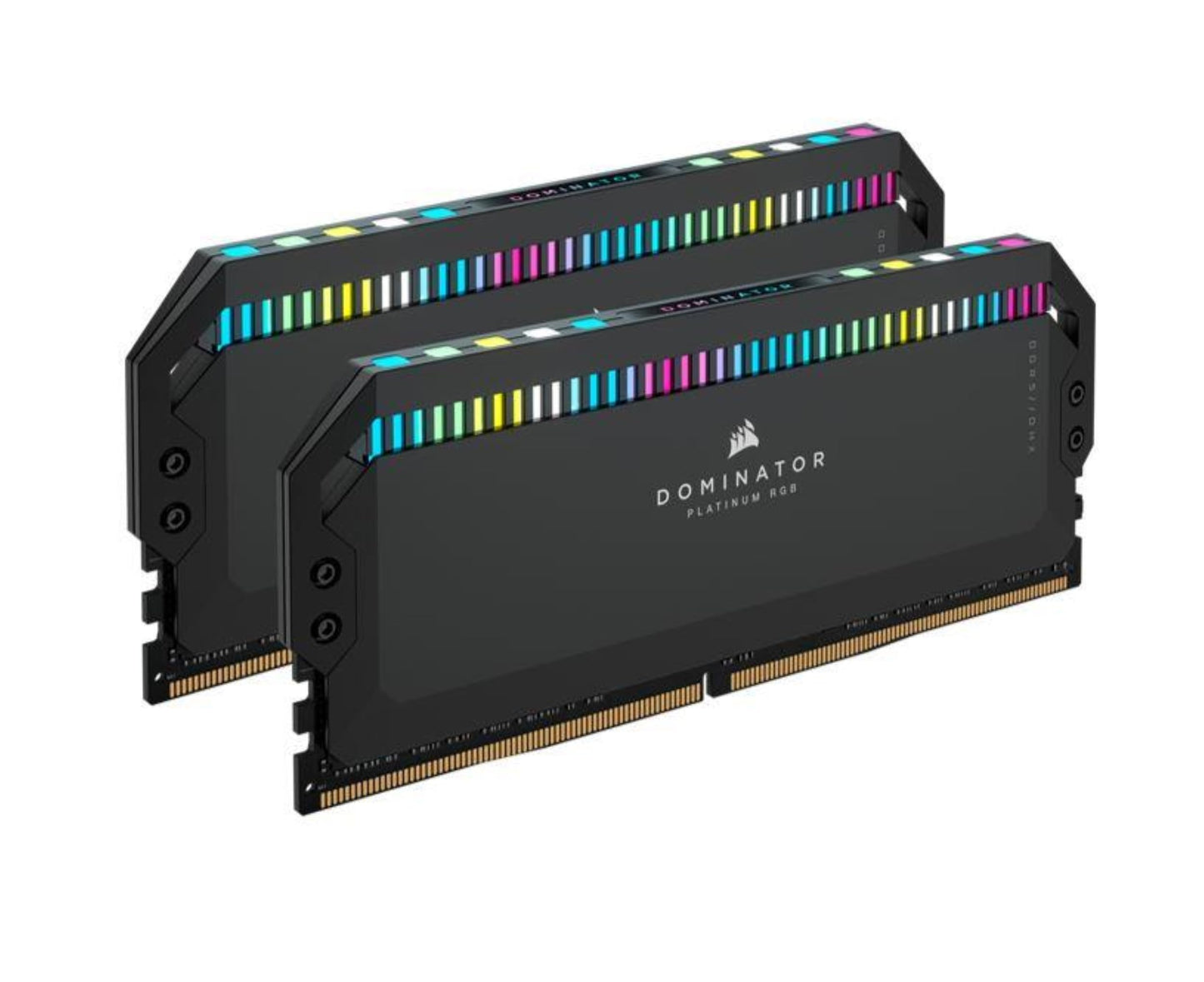 CORSAIR DOMINATOR PLATINUM RGB DDR5 RAM 32GB (2x16GB) 5200MHz CL40 Intel XMP iCUE Compatible Computer Memory - Black (CMT32GX5M2B5200C40) 32GB (2x16GB)