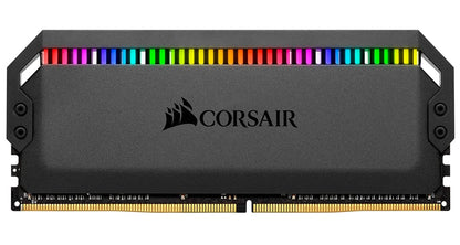 CORSAIR Dominator Platinum RGB 16GB (2x8GB) DDR4 3600 (PC4-28800) C18 1.35V AMD Optimized Memory- Black