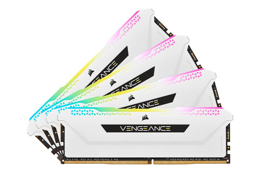 CORSAIR Vengeance RGB PRO SL 32GB (4x8GB) DDR4 3600 (PC4-28800) C18 1.35V - White 3600 MHz 32GB (4x8GB)