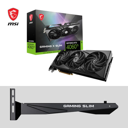 MSI GeForce RTX 4060 Ti Gaming X Slim 16G Graphics Card - NVIDIA RTX 4060 Ti, 16GB GDDR6 Memory, 18Gbps, PCIe 4.0, Twin Frozr 9, RGB, DLSS3 RTX 4060 Ti (16 GB)