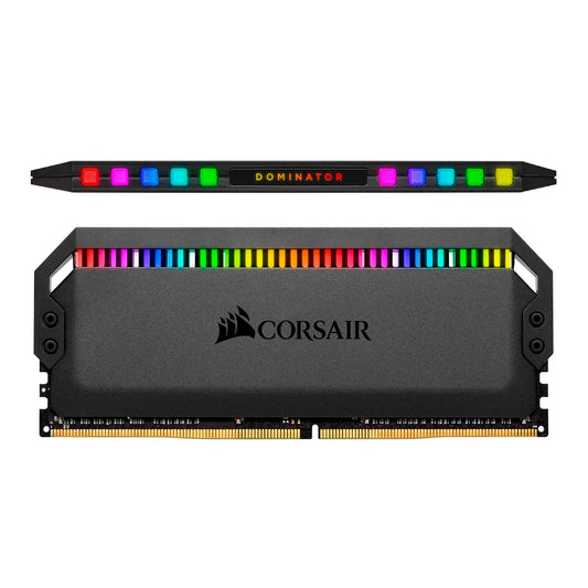 Corsair Dominator Platinum RGB 32GB (4x8GB) DDR4 3200 (PC4-25600) C16 1.35V Desktop Memory - Black