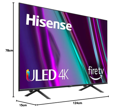 Hisense 50-inch ULED U6 Series Quantum Dot QLED 4K UHD Smart Fire TV (50U68HF, 2022 Model) 50 inch