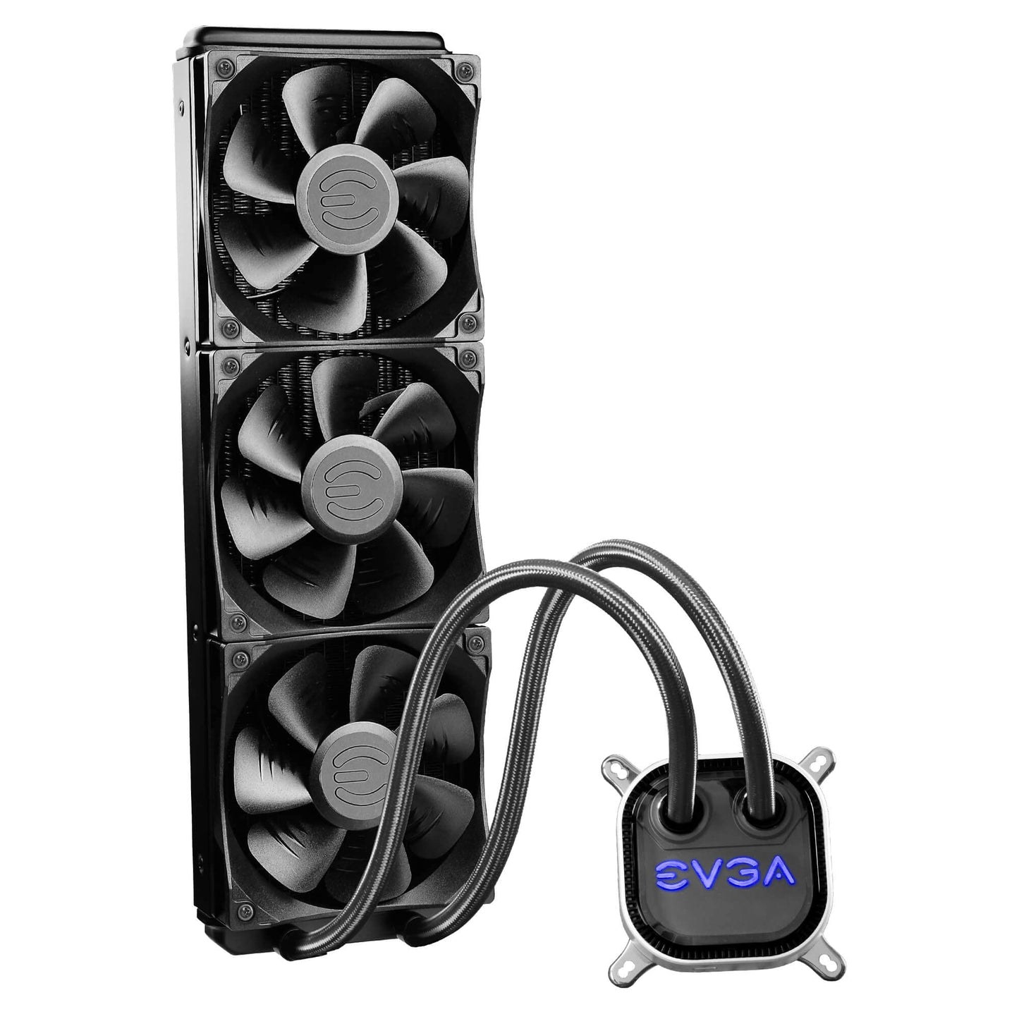 EVGA CLC 360mm All-in-one RGB LED CPU Liquid Cooler, 3X FX12 120mm PWM Fans, Intel, AMD, 5 Yr Warranty, 400-Hy-CL36-V1 CL36