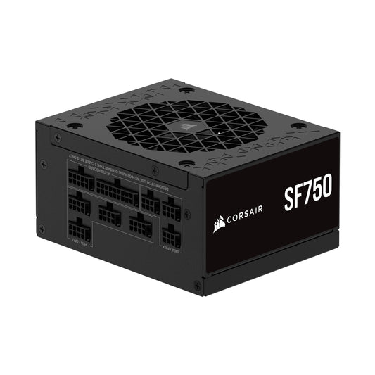 CORSAIR SF750 (2024) Fully Modular Low Noise 80 Plus Platinum ATX Power Supply – ATX 3.0 Compliant – PCIe 5.0 Ready – SFX-to-ATX Bracket Included – Black SF (ATX 3.1 & PCIe 5.1) 750 Watts