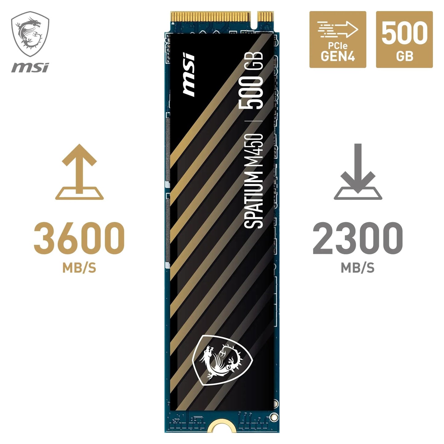 SPATIUM M450 PCIe 4.0 NVMe M.2 500GB